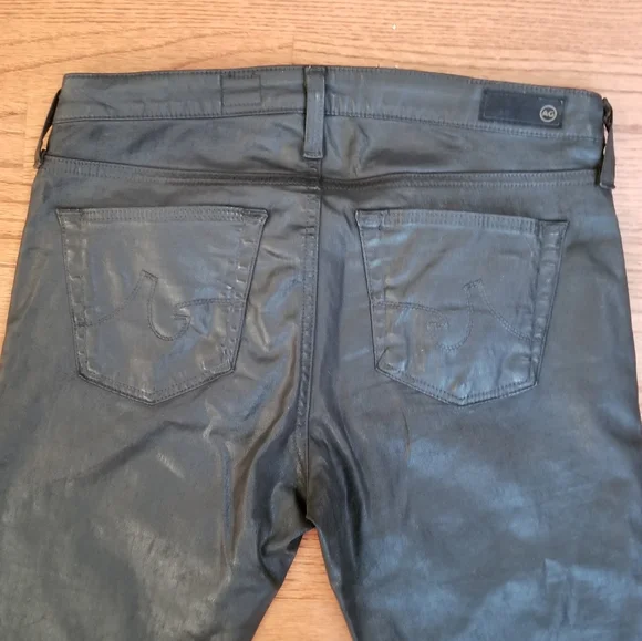 Adriano Goldschmied Metallic Gray The Legging Super Skinny Pants - Picture 5 of 9